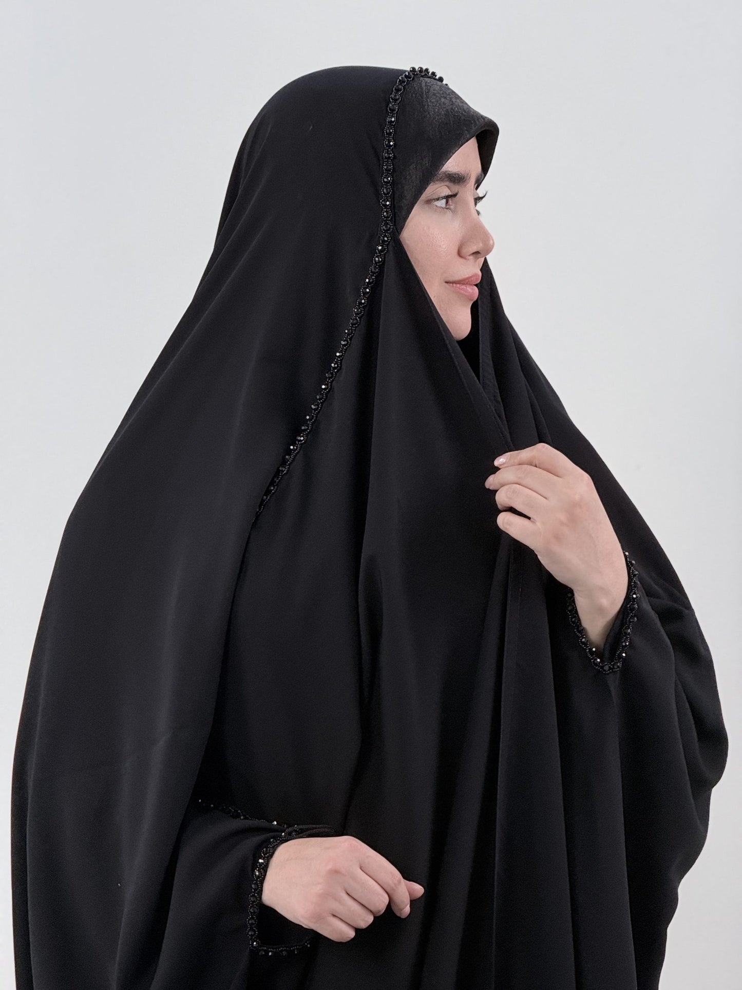 Kaftan Style Irani Chadar With Lass