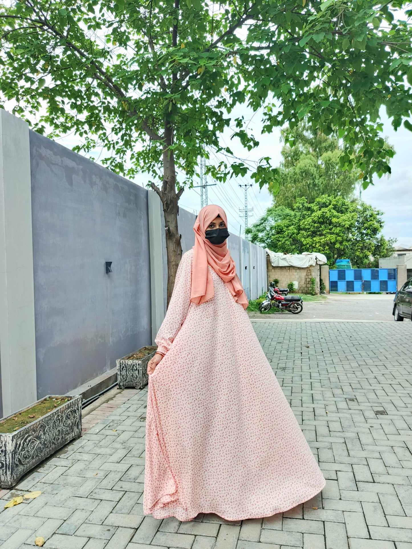 Printed Georgette 220 Flare Maxi