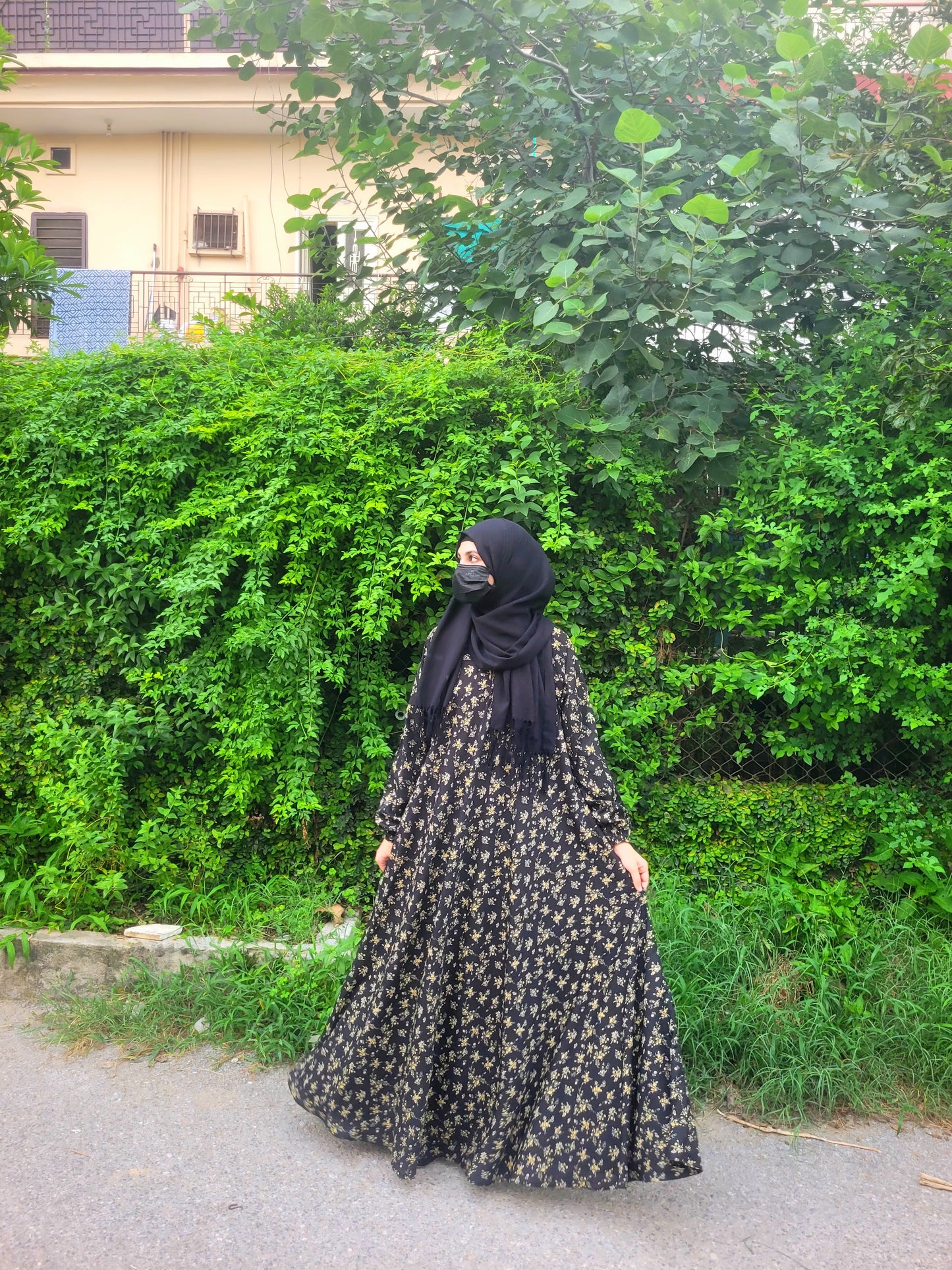 Printed Georgette 220 Flare Maxi