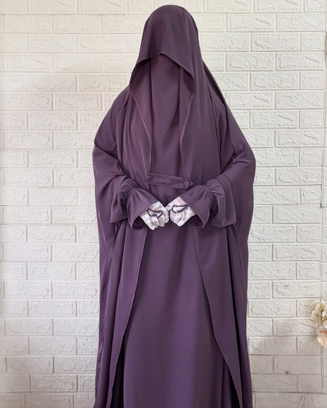 Purple Saudi Jilbab