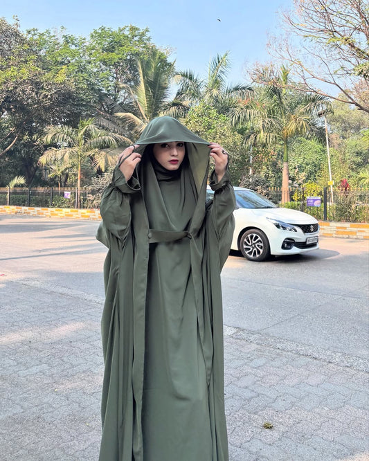 Green Saudi Jilbab