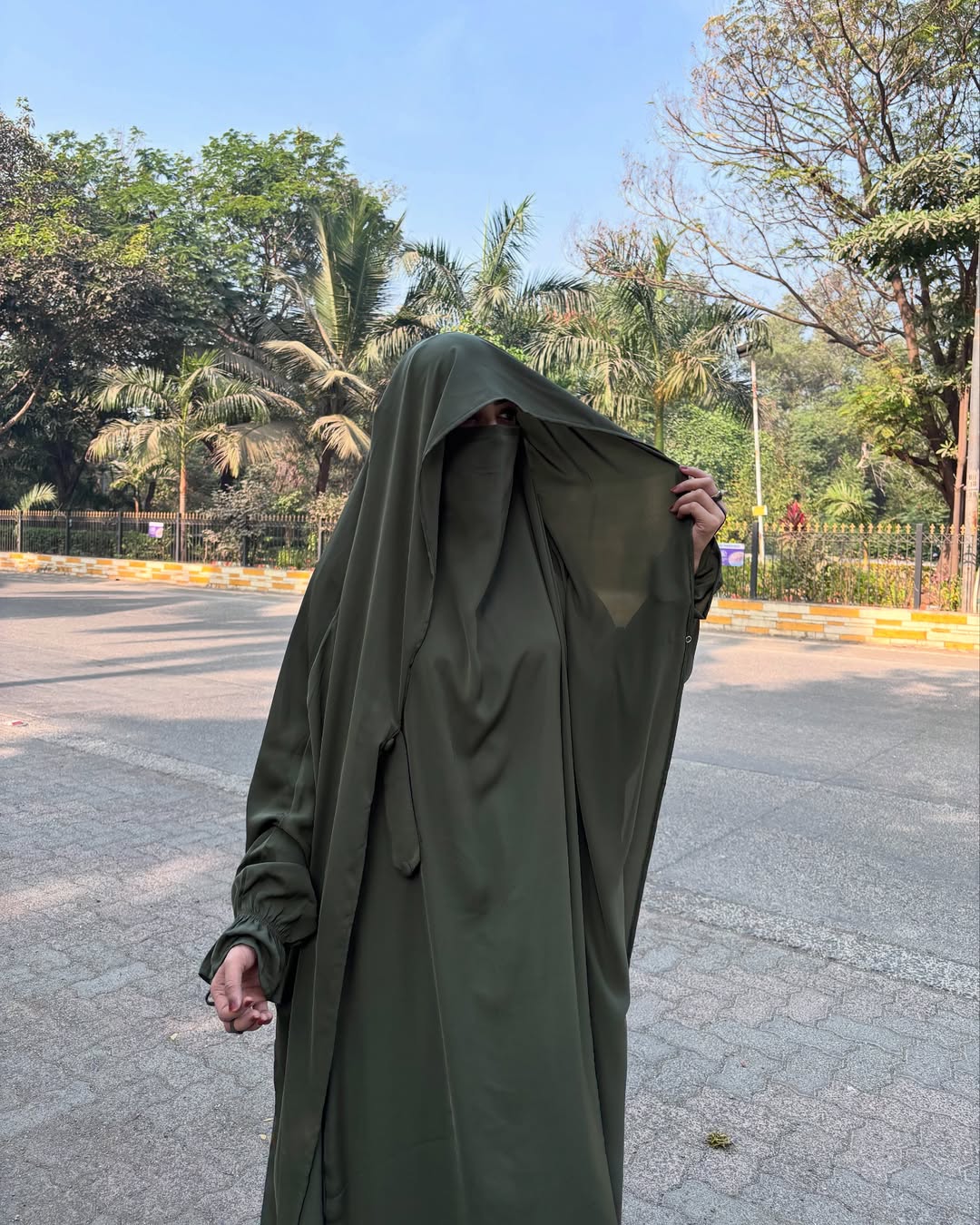 Green Saudi Jilbab